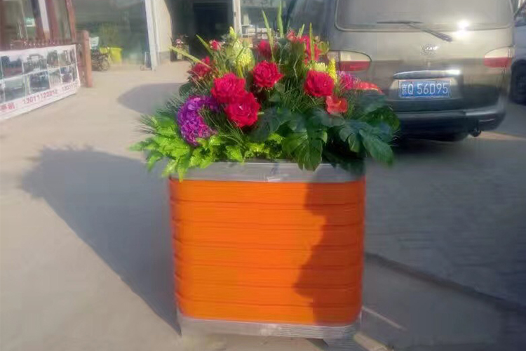 紅木色pvc花箱